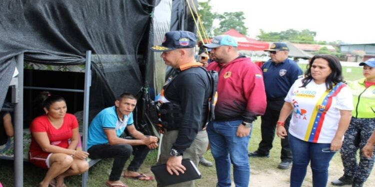 Realizan despliegue en el municipio Semprum para garantizar seguridad alimentaria a los desplazados colombianos