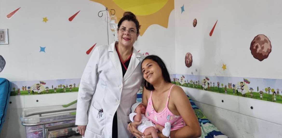 Ashley Valentina, la primera bebé nacida en Maracaibo este 1 de enero