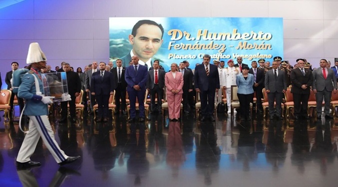 Restos de Humberto Fernández Morán ya están en el Panteón Nacional