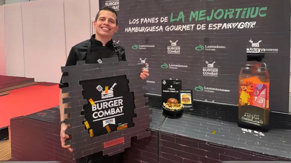 Venezolano es reconocido como el «Mejor Chef de Hamburguesas Gourmet» en España