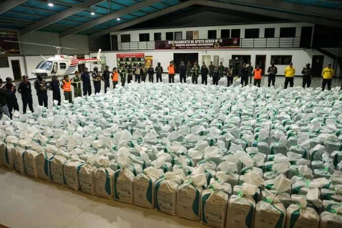 Más de 15 mil kilogramos de cocaína fueron incinerados en el estado Zulia