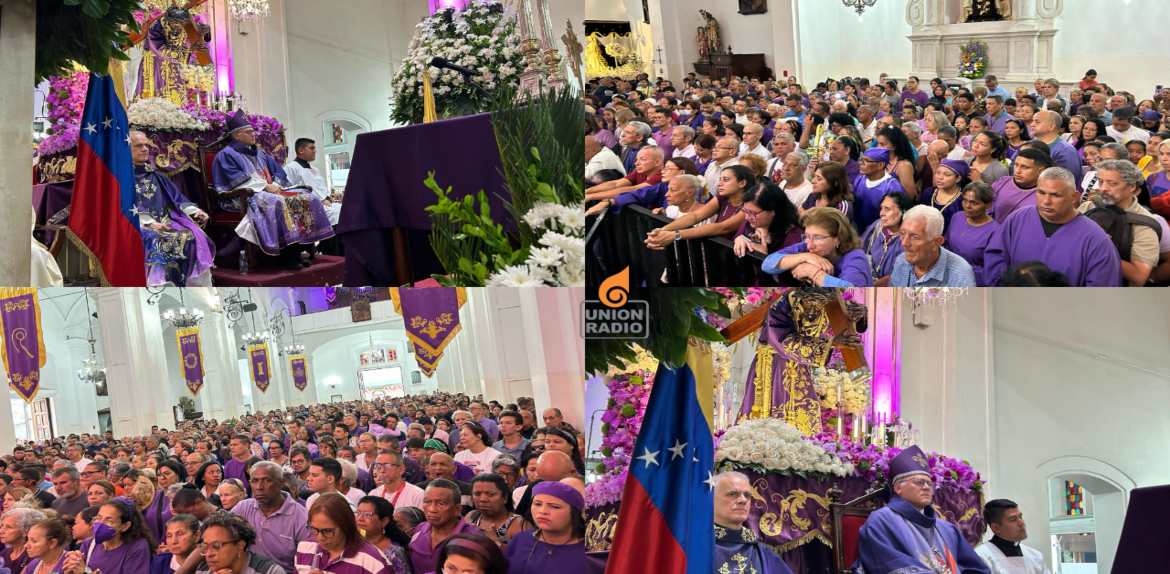 Miles de venezolanos pidieron salud al Nazareno de San Pablo en su tradicional procesión en Caracas