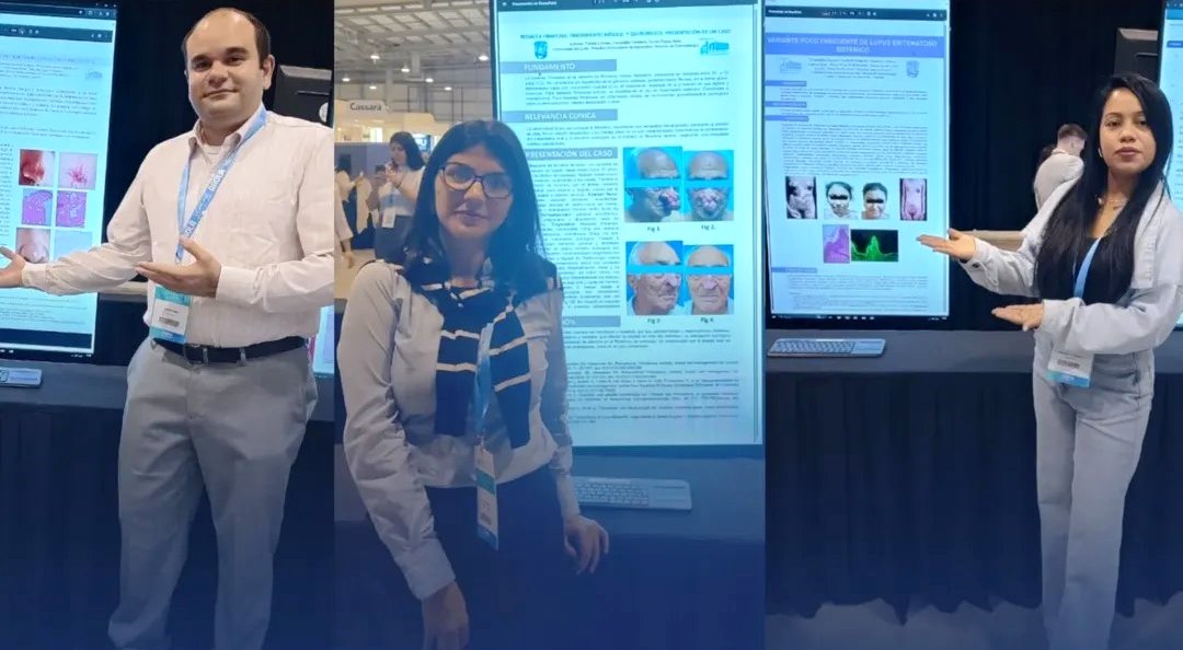 Médicos del Servicio de Dermatología del Sahum destacan en Uruguay