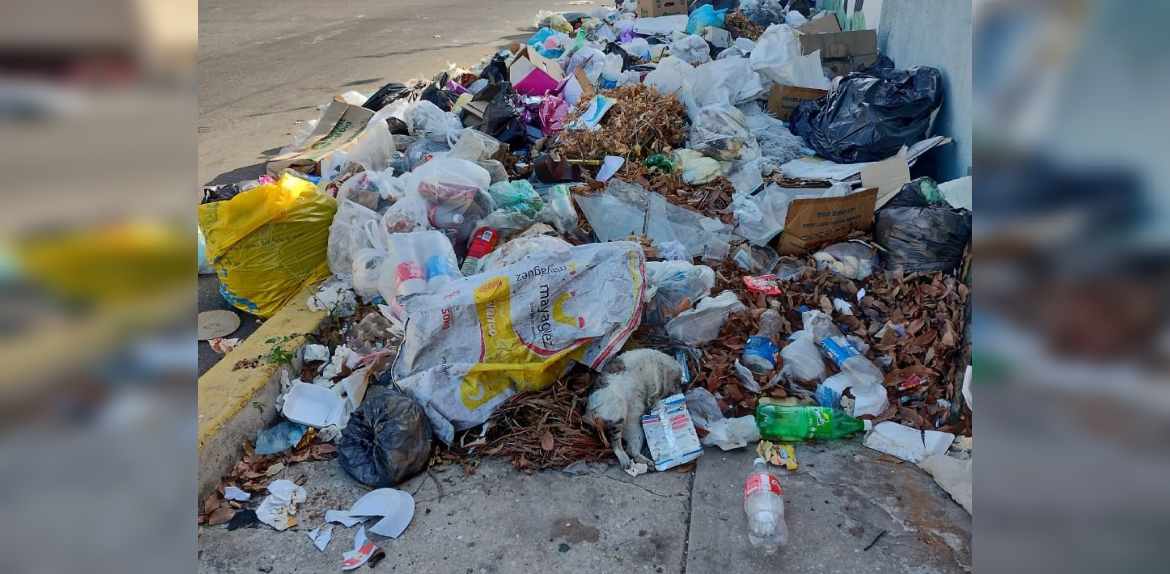 Los alrededores del Parque Urdaneta con basura y exigen recolección