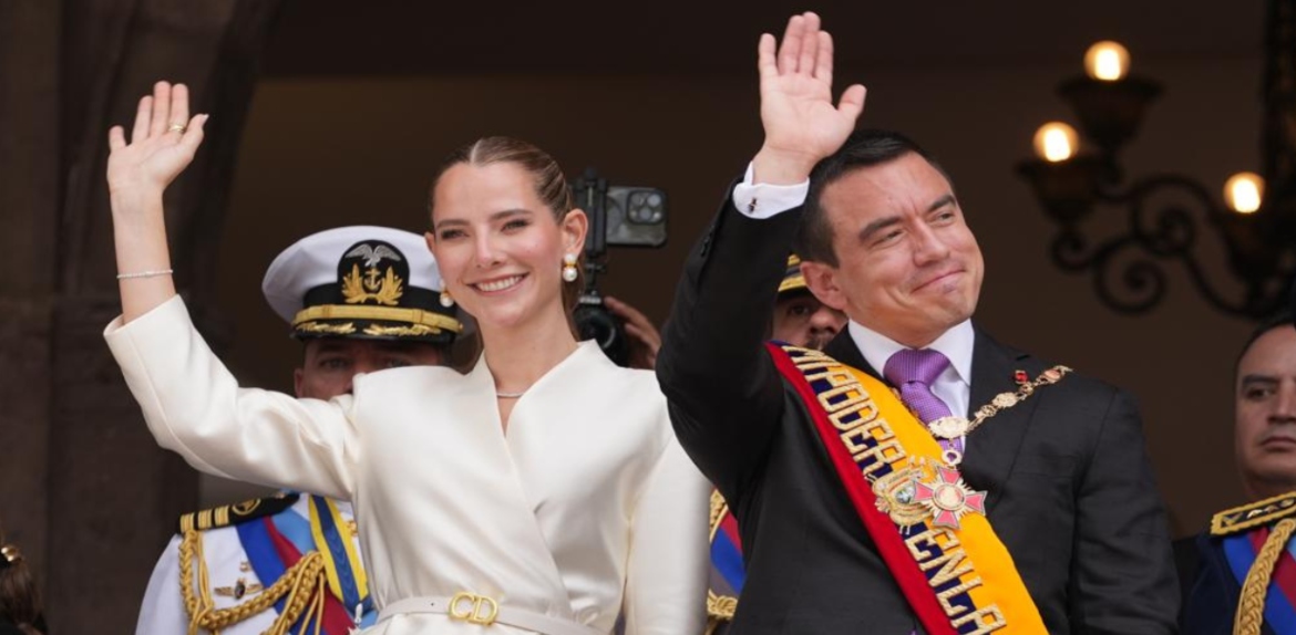 Daniel Noboa jura como presidente de Ecuador para el período 2025-2029
