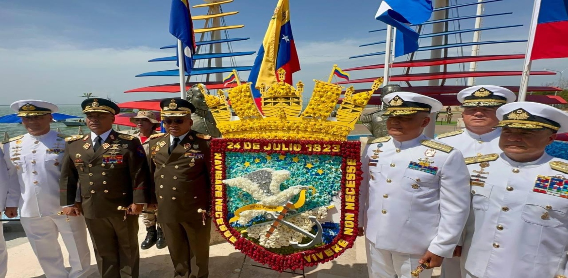 Armada Bolivariana conmemora en el Zulia los 202 años del Forzamiento de la Barra