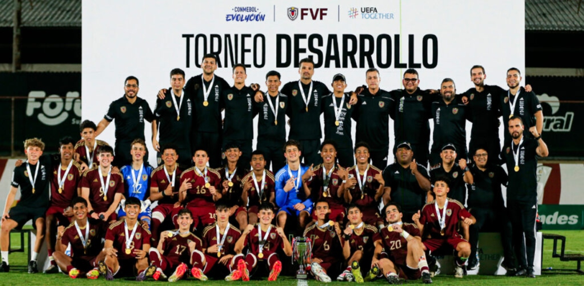 Vinotinto Sub-17 es campeón del Torneo Conmebol-UEFA