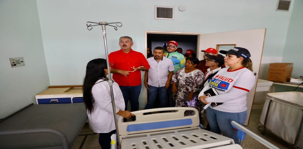 Gobernador Caldera aborda el séptimo hospital del Zulia con Plan Cayapa