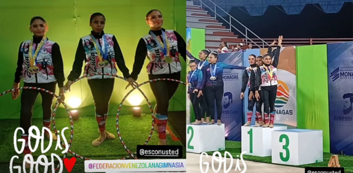 Club de Gimnasia Rítmica Poly-Zulia conquista 13 medallas en Campeonato Nacional de Gimnasia Rítmica