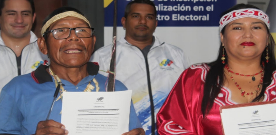 CNE proclama a Glenis Semprúm y José Kiko Arakdou como legisladores indígenas del Zulia