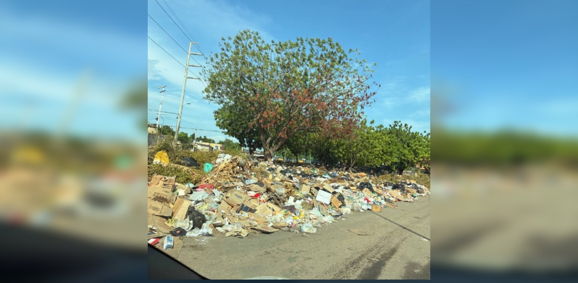 Denuncia vecinal: basura desbordada en Calle 95A y C2, Maracaibo