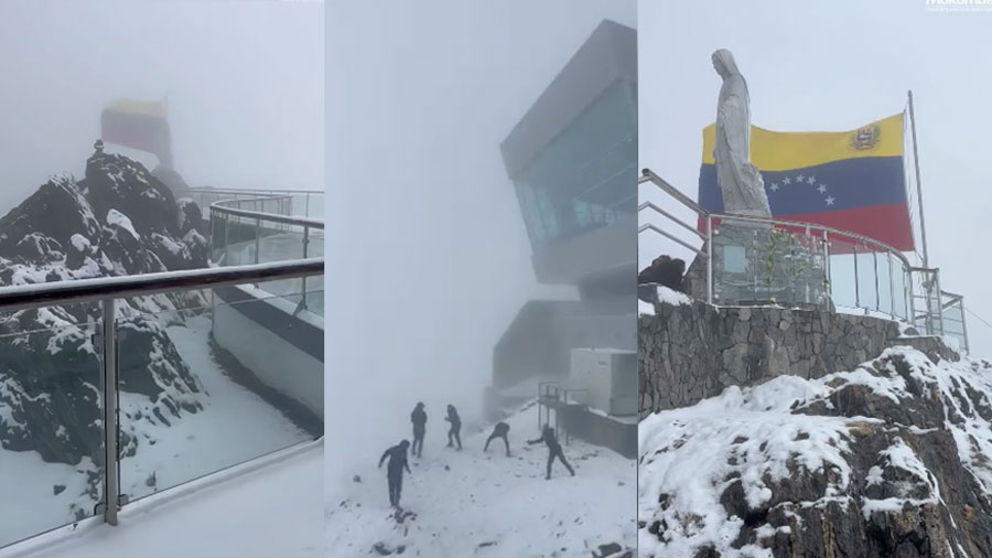 Nueva nevada en Pico Espejo convierte a Mérida en epicentro turístico de Venezuela