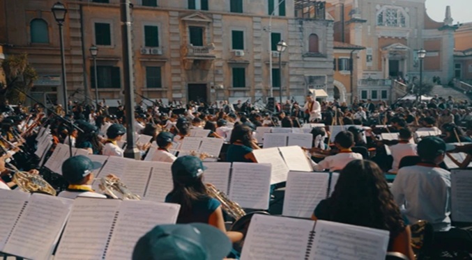 El Sistema infantil de Orquestas Sinfónica conmueven el corazón de Roma con su música