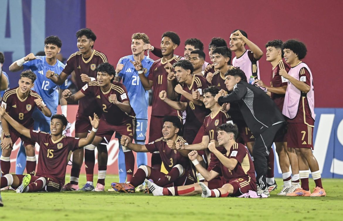 Venezuela se enfrentará a Corea del Norte en los 16avos del Mundial Sub-17