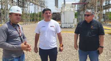 Inspeccionan avances de infraestructuras eléctricas en el occidente del país