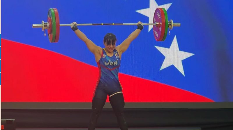 Las pesas criollas arrasan en Los Bolivarianos