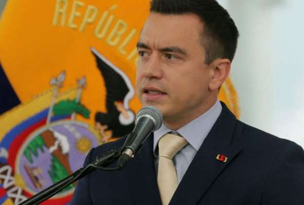 Ecuador: Noboa alerta sobre minería ilegal y crimen organizado en 2026