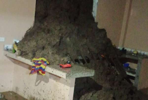 Aluvión en Cañar causa colapso de vivienda sin heridos